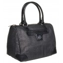 BCBGeneration Black Combo Linnea Satchel Handbag
