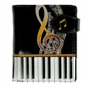 Shagwear Small Black Keyboard Wallet