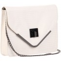 BCBGeneration White Charlie Envelope Shoulder Bag