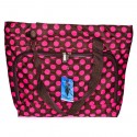 Pink Polka Dot Beach Bag