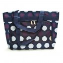 Purple Dot Beach Bag