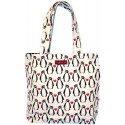 Bungalow360 Penguin Print Vegan Canvas Reversible Tote Bag