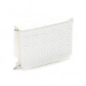 12 Patent White Houndstooth Crossbody Handbag 