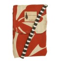 Flipped Bird Reversible Red Flowers/Striped "Twirly Loves Stripey" Tiny Bag