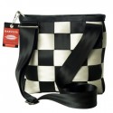 Harveys Original Seatbelt Black and White Mini Messenger
