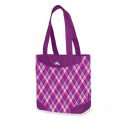 High Sierra Abigail Tote Bag Purple Argyle/Amethyst