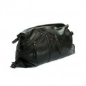 12 Black Kayla Zipper Quilted Handbag Purse
