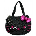 Hello Kitty Black Face Quilted Handbag