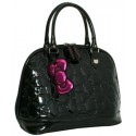Black Hello Kitty Small Embossed Handbag