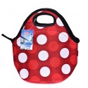 Red Polka Dot Reusable Lunch Tote