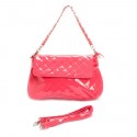 12 Pink Maya Small Quilted Chain Strap Purse Handbag Clutches