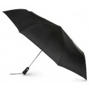 Totes Black Luggage Golf-Size Auto Open/Close Umbrella