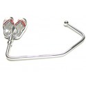 Silver Crystal Flip Flop Purse Hook