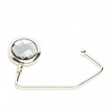 Grey Crystal Classic Purse Hook