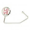 Crystal LOVE Classic Purse Hook