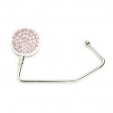 Small Pink Crystals Purse Hook