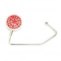 Small Red Crystals Purse Hook