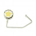 Yellow Crystal Star Purse Hook