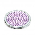 Purple Crystal Cosmetic Mirror