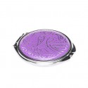 Purple Paisley Cosmetic Mirror