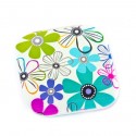 Square Shaped Flower Cosmetic Makeup Mirror