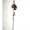 Purple Crystal Cell Phone Hook