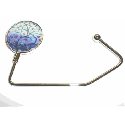 Blue Swirl Design Purse Hook
