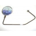 20 Blue Swirl Purse Hooks