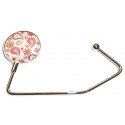 Pink Paisley Purse Hook