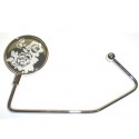 White Flower Purse Hook