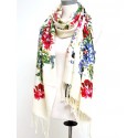 Floral Print Pashmina Scarf