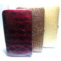 60 Mixed Alligator Print Flat Wallets w/Checkbook Covers ($9.50/each)