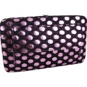 Pink Dot Clutch Wallet w/Outside Pocket