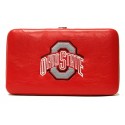 Red Ohio State University Clutch Wallet