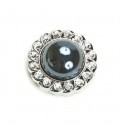 Black Pearl Glasses Hook Brooch