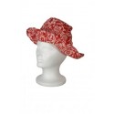Kiva Red Hawaiian Hide-Away Keychain Easy Store Hat