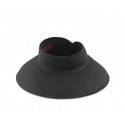 San Diego Hat Company Black Ultrabraid Visor