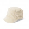 San Diego Hat Company Sueded Cord 4-Button White
