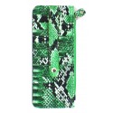 Green Snake Multi Card Case Stacker Wallet