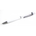 White Swarovski Crystalline Ballpoint Pen