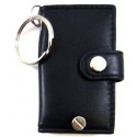 Black Mini Scan Card Organizer w/ Keychain