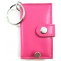 Buxton Pink Snigglet Mini Scan Card Organizer w/ Keychain