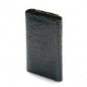 Black Flower Key Wallet