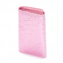 Pink Flower Key Wallet