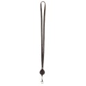 Black Non Breakaway Retractable Crystal Lanyard Keychain Badge Holder