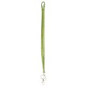 Lime Green Iridescent Crystal Lanyard - ID Badge Necklace Keychain Card Holder