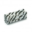 Zebra Crystal Lipstick Case