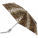 Totes Leopard Print Automatic Open Umbrella