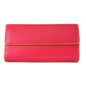 Lodis Guava Flap Clutch Wallet