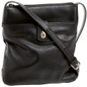 Lodis Black Paola Tab Chic Messenger Bag